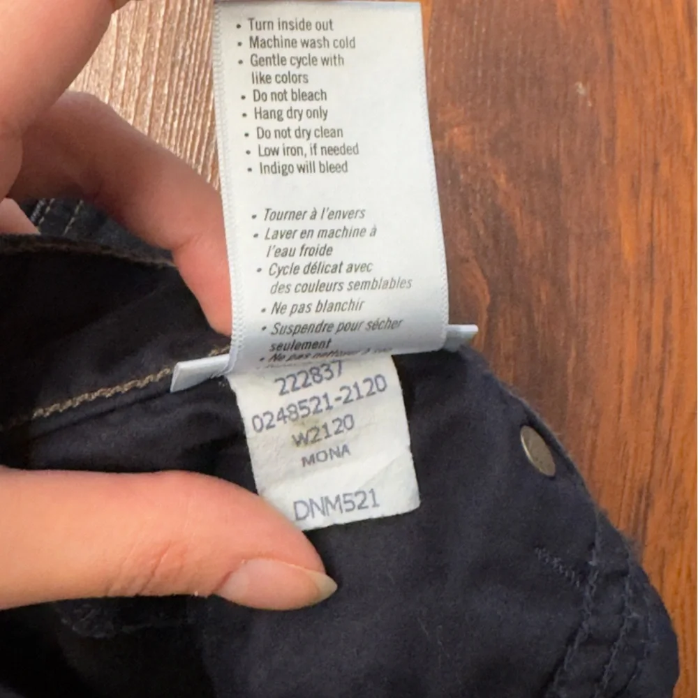 PAIGE Women's Skinny Jeans in Dark Blue - Picture 4 of 5